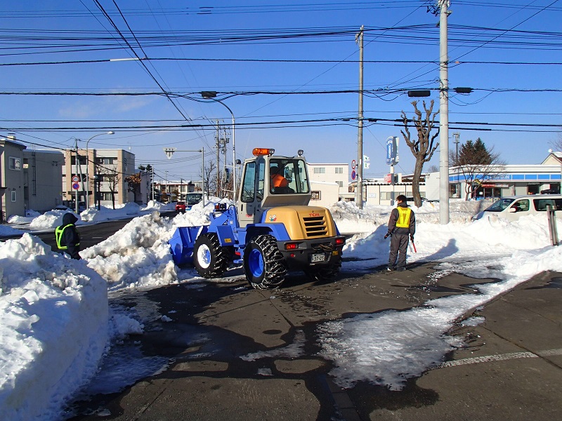 周辺地域除排雪作業（平成26年12月27日）