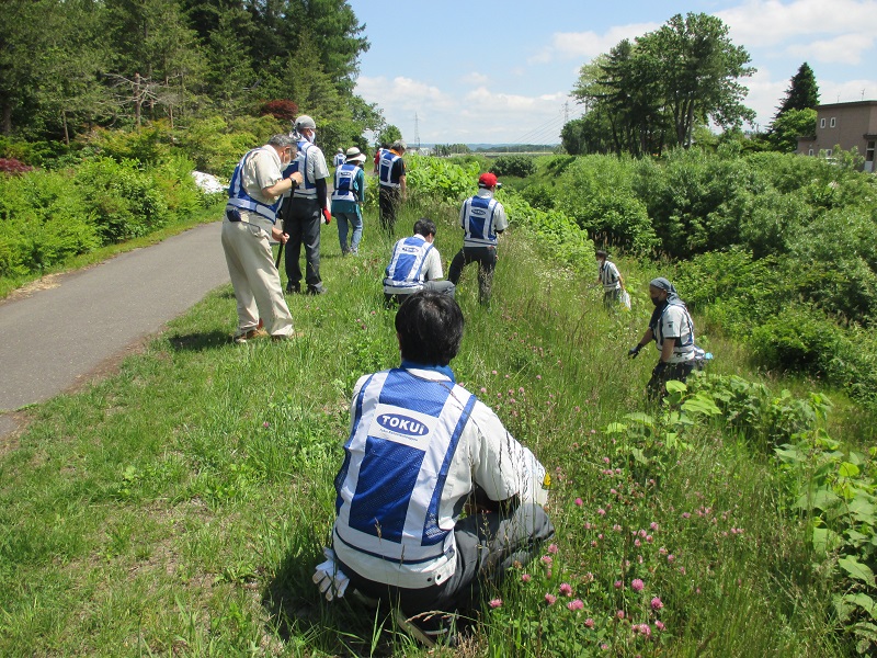 周辺河川清掃活動（令和4年6月18日）